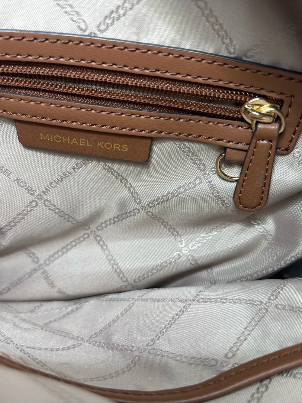 Michael Kors brown gold